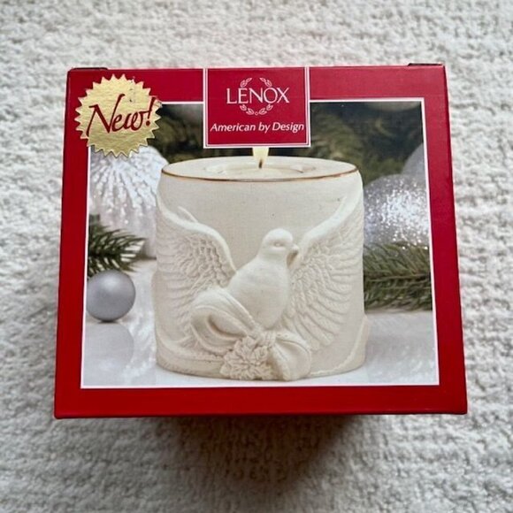 Lenox American by Design "Radiant Light" Dove Votive Candle Holder - NIB - Picture 2 of 8
